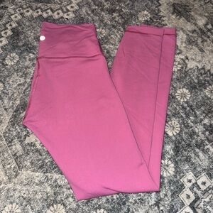 Pink lulu lemon aligned leggings